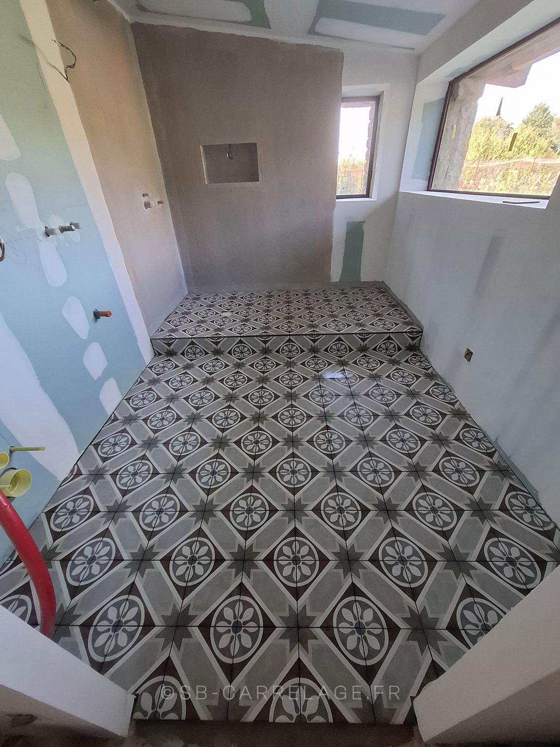 SB CARRELAGE intérieur carreaux ciment